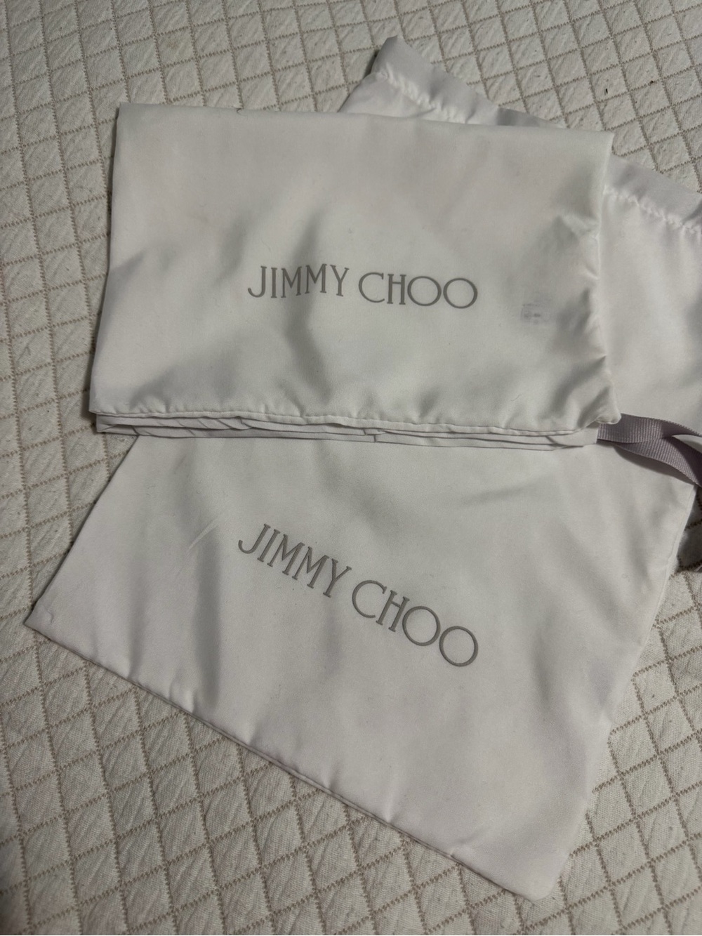 Set of 2 Authentic Jimmy Choo Dust Bags